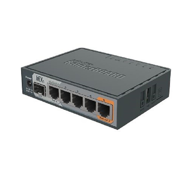 MIKROTIK RouterBOARD hEX S (RB760iGS) (RouterOS lygis 4) MIKROTIK RouterBOARD hEX S (RB760iGS) (RouterOS lygis 4)